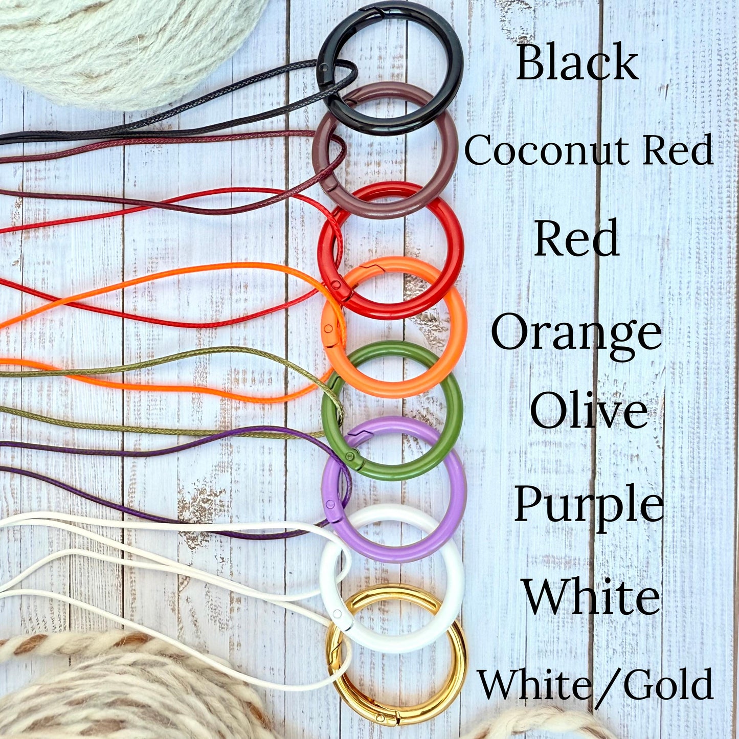 Crochet Hook Tether Lanyard