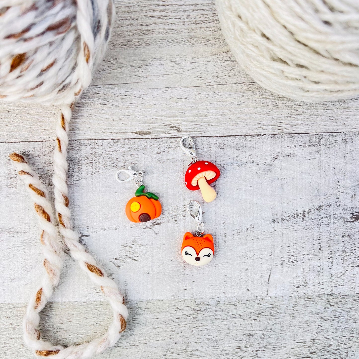 Fall Forrest stitch markers Set