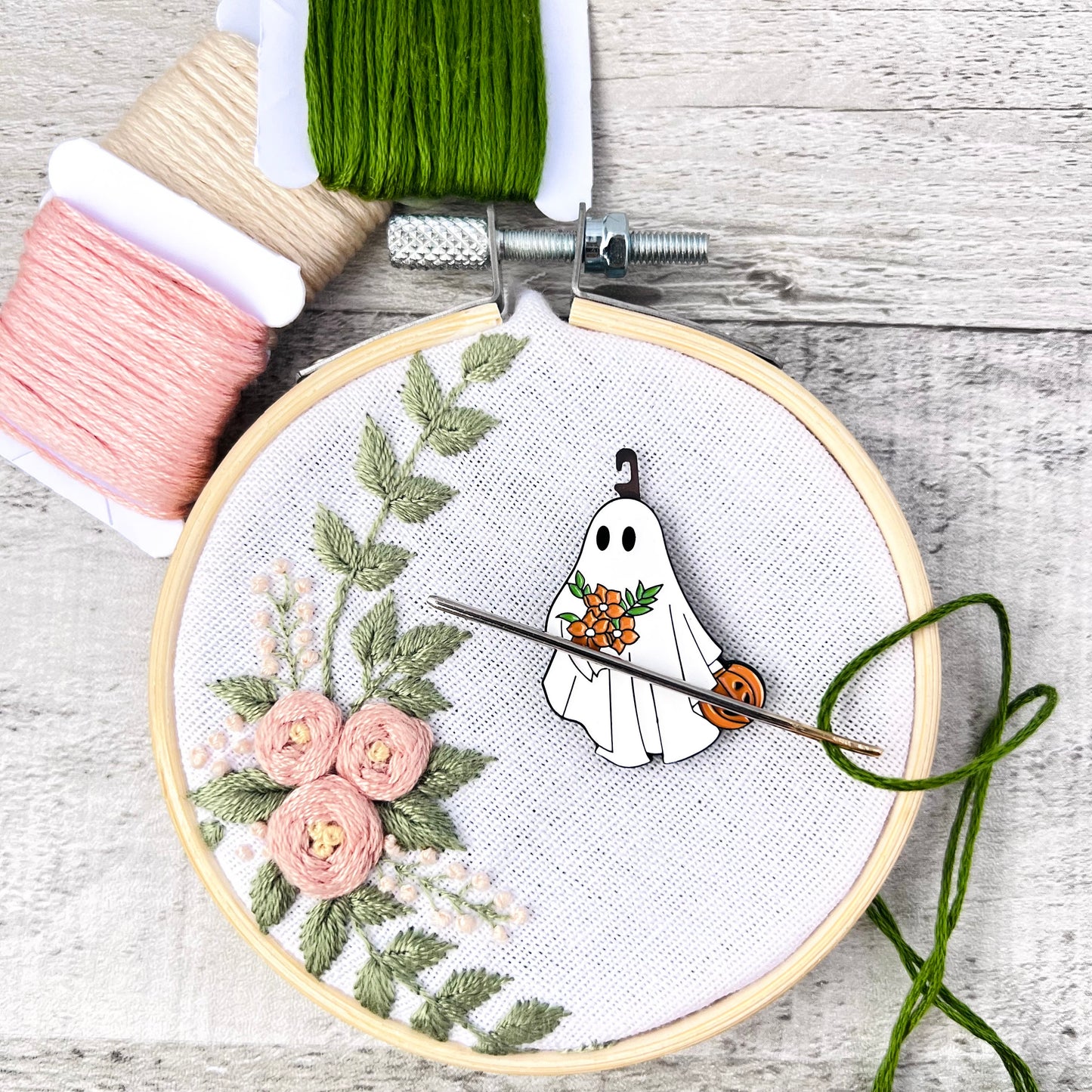 Autumn Ghost Needle Minder Needle Threader Magnetic