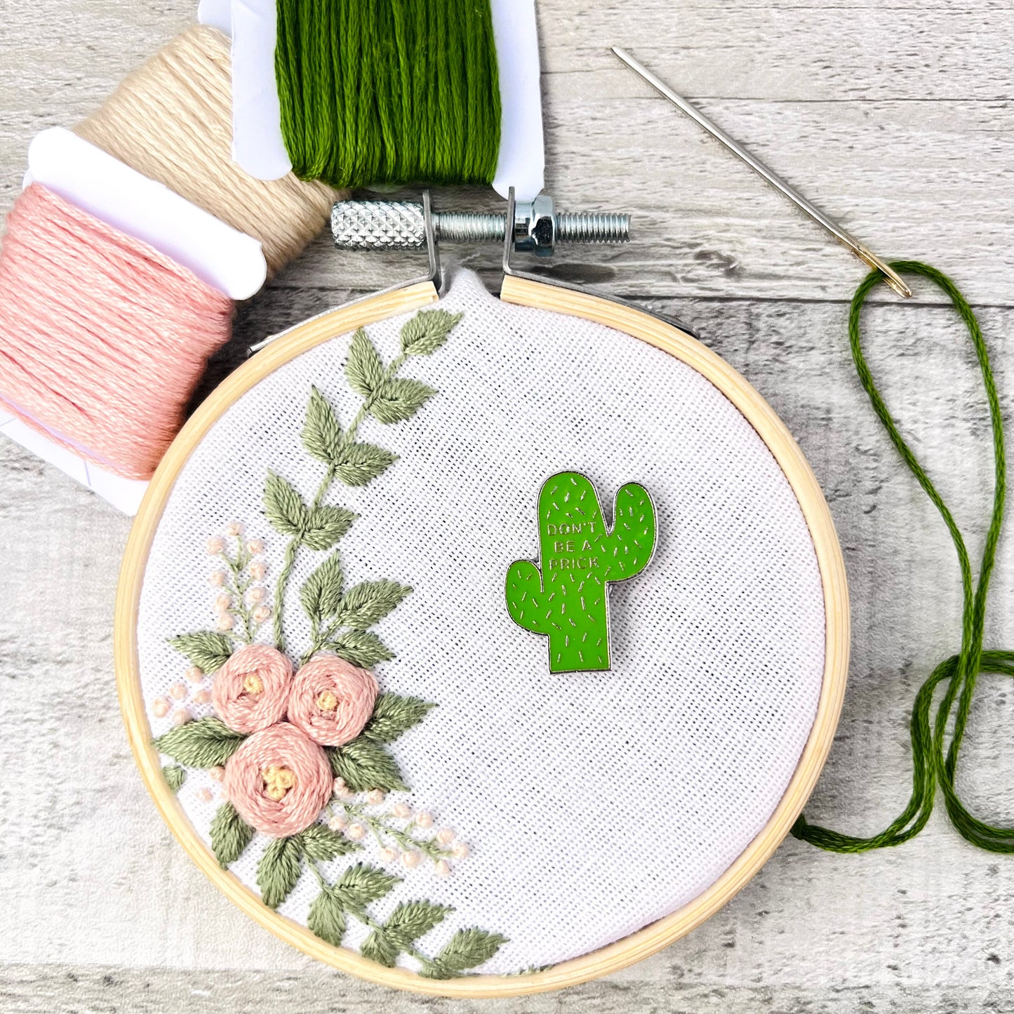 Cactus Prick Needle Minder Needle Threader Magnetic