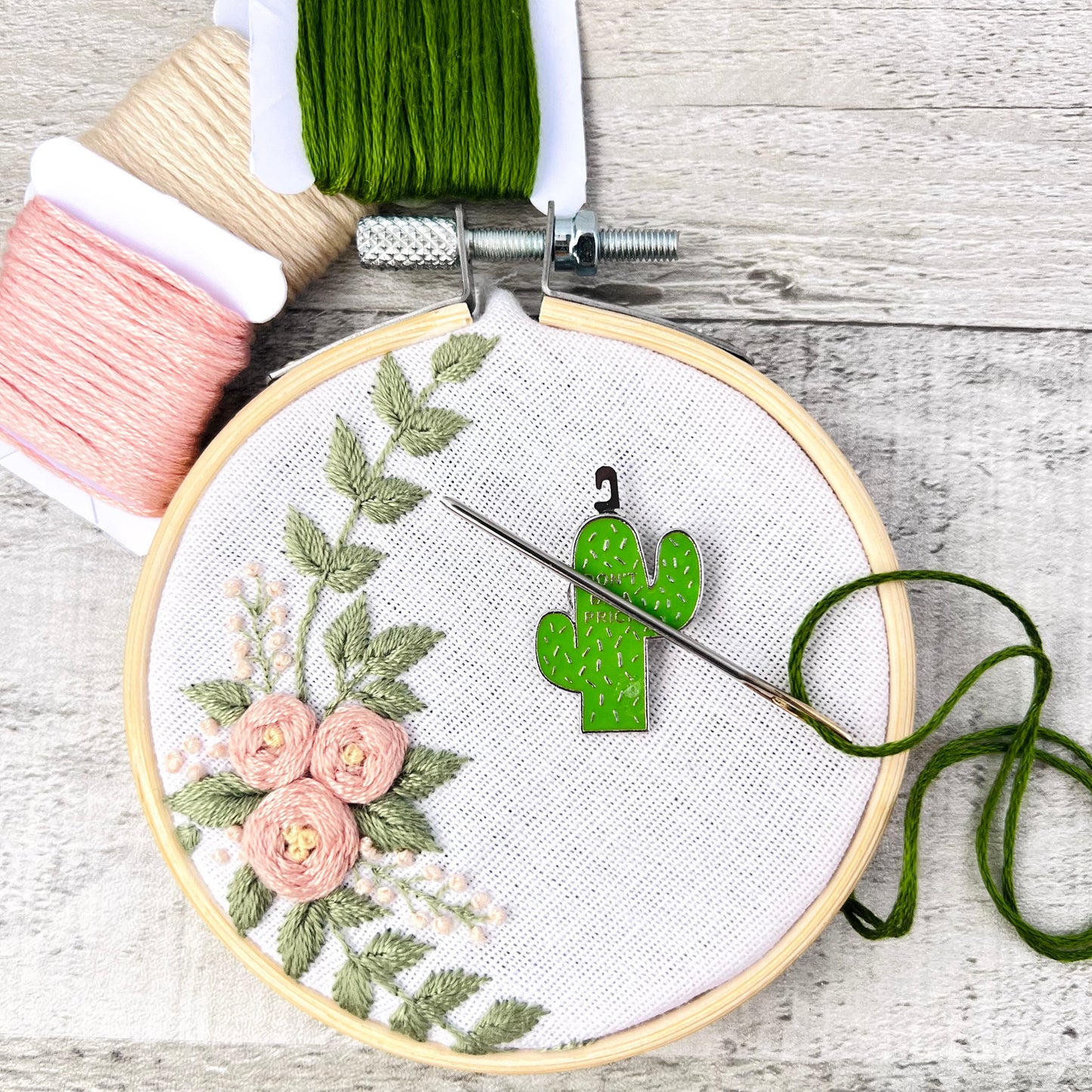 Cactus Prick Needle Minder Needle Threader Magnetic