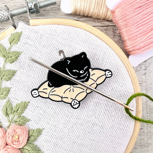 Sleepy Cat Needle Threader Magnetic