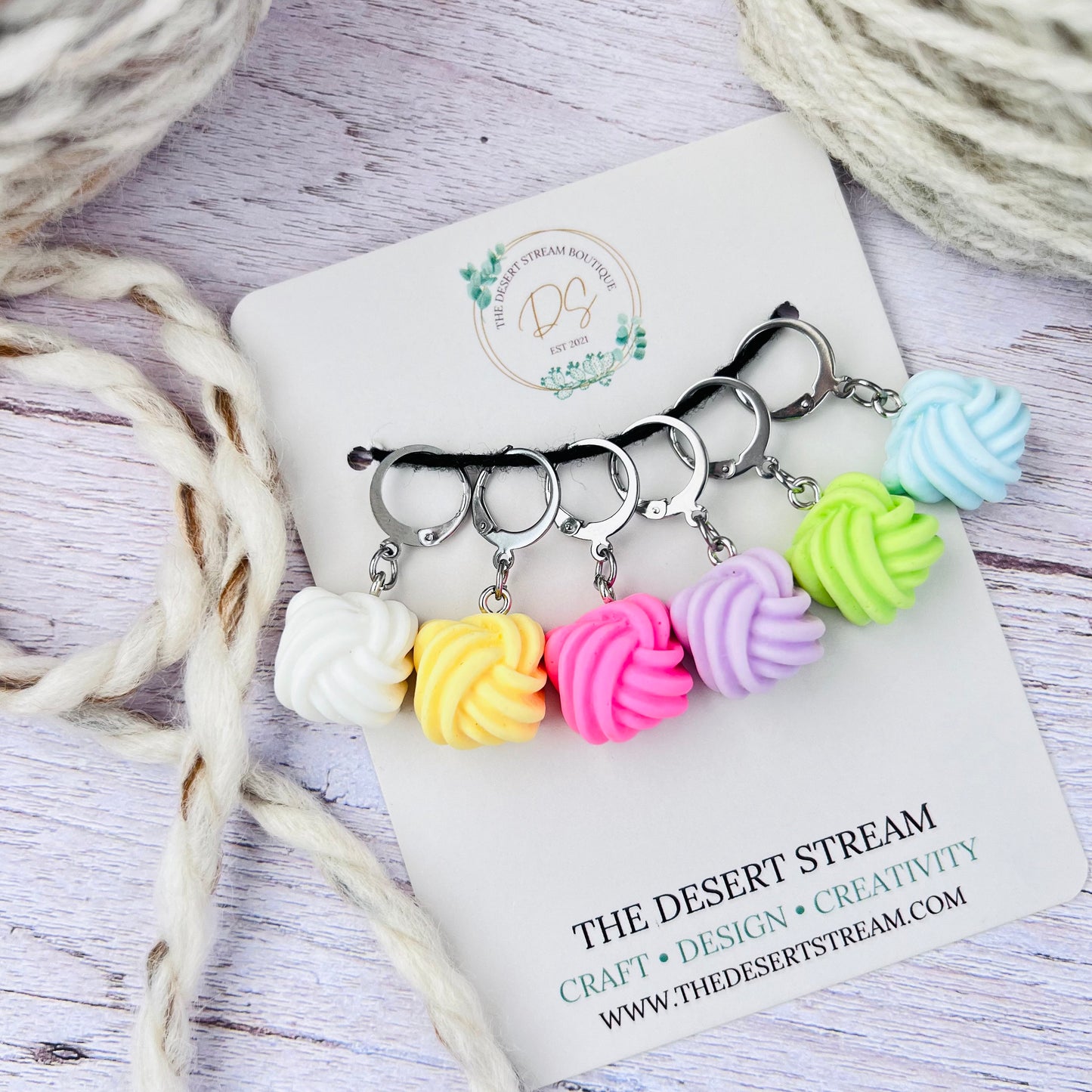 Yarn Ball Stitch Markers