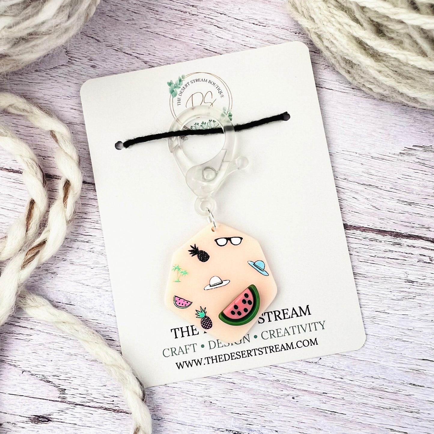 Summertime Jumbo Stitch Marker