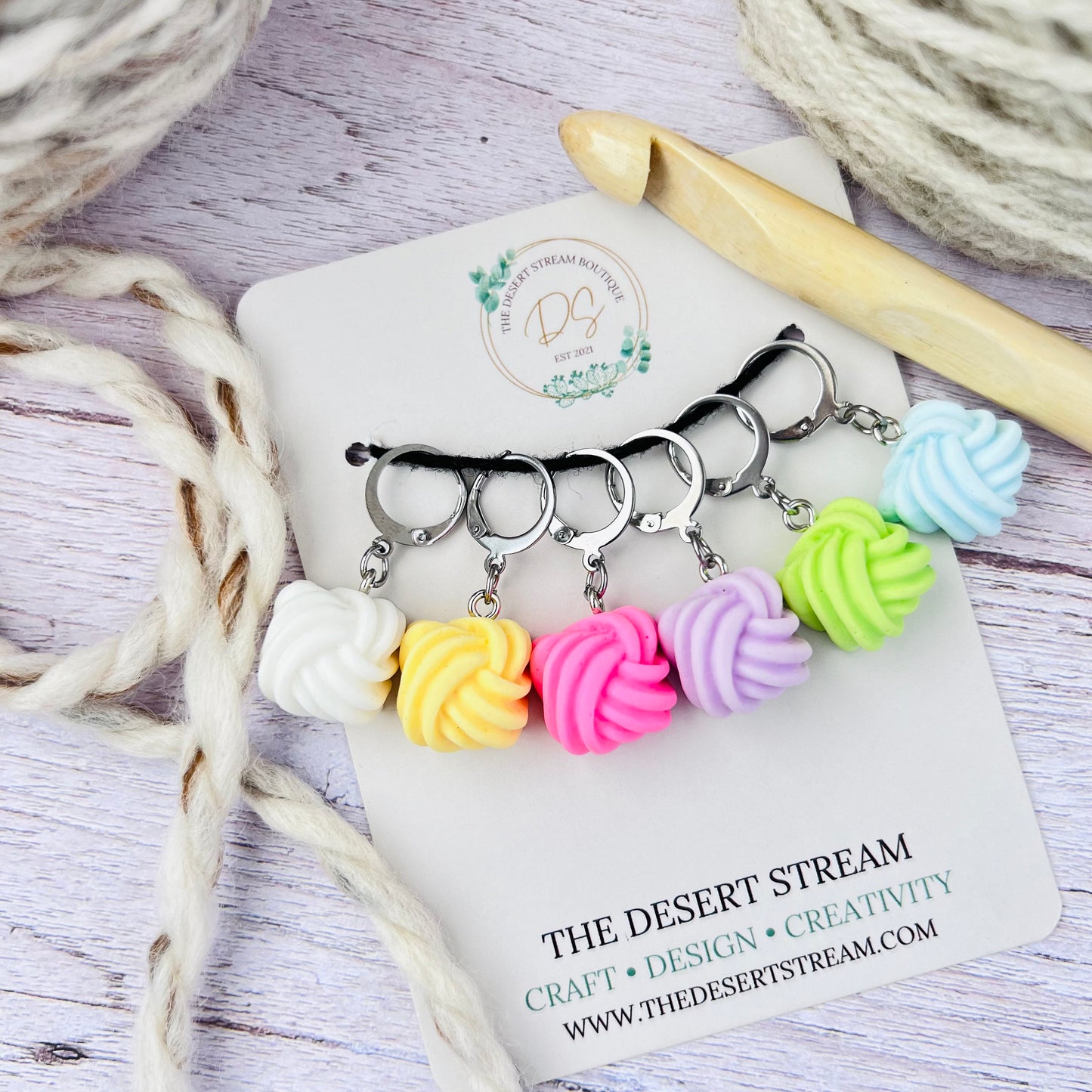 Yarn Ball Stitch Markers