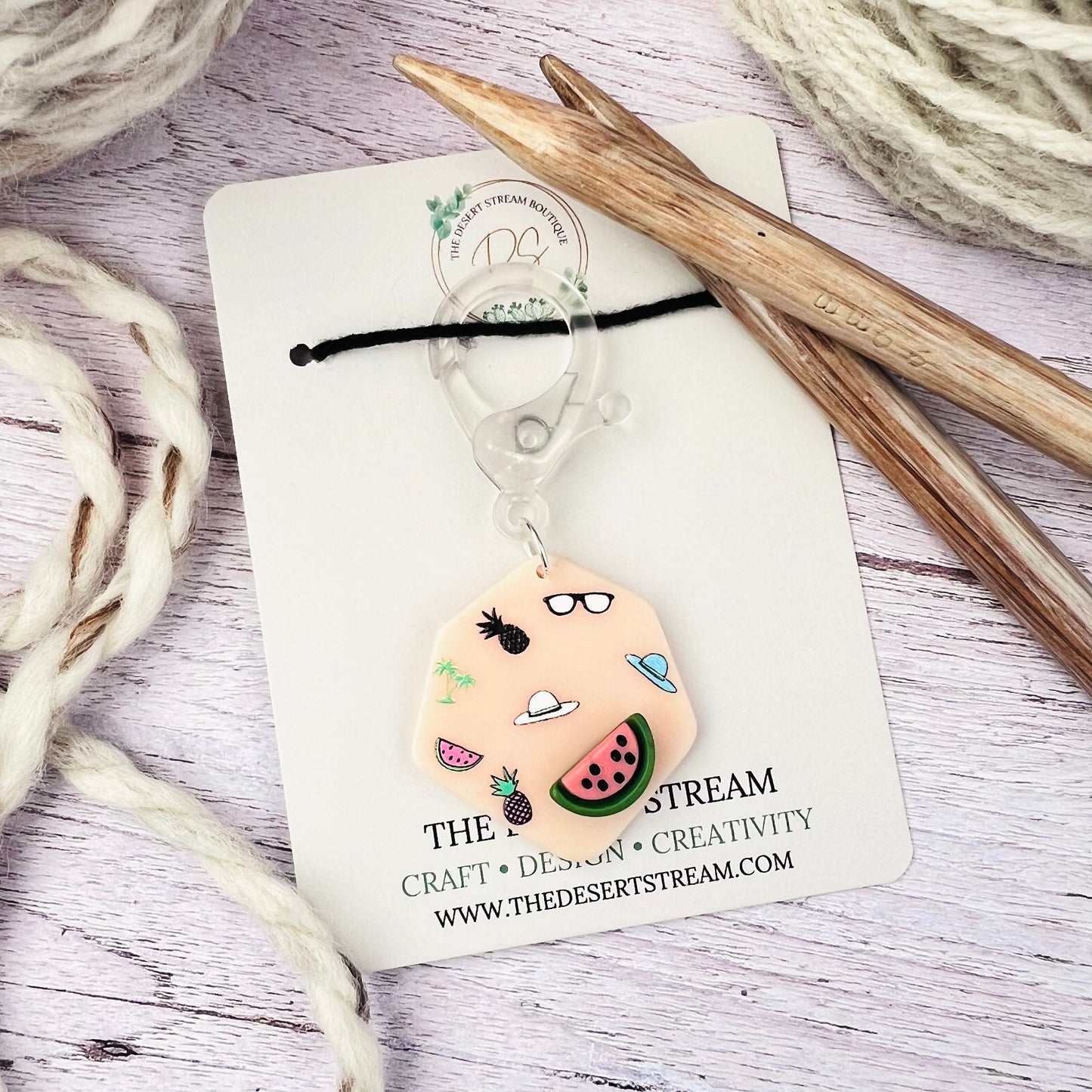 Summertime Jumbo Stitch Marker