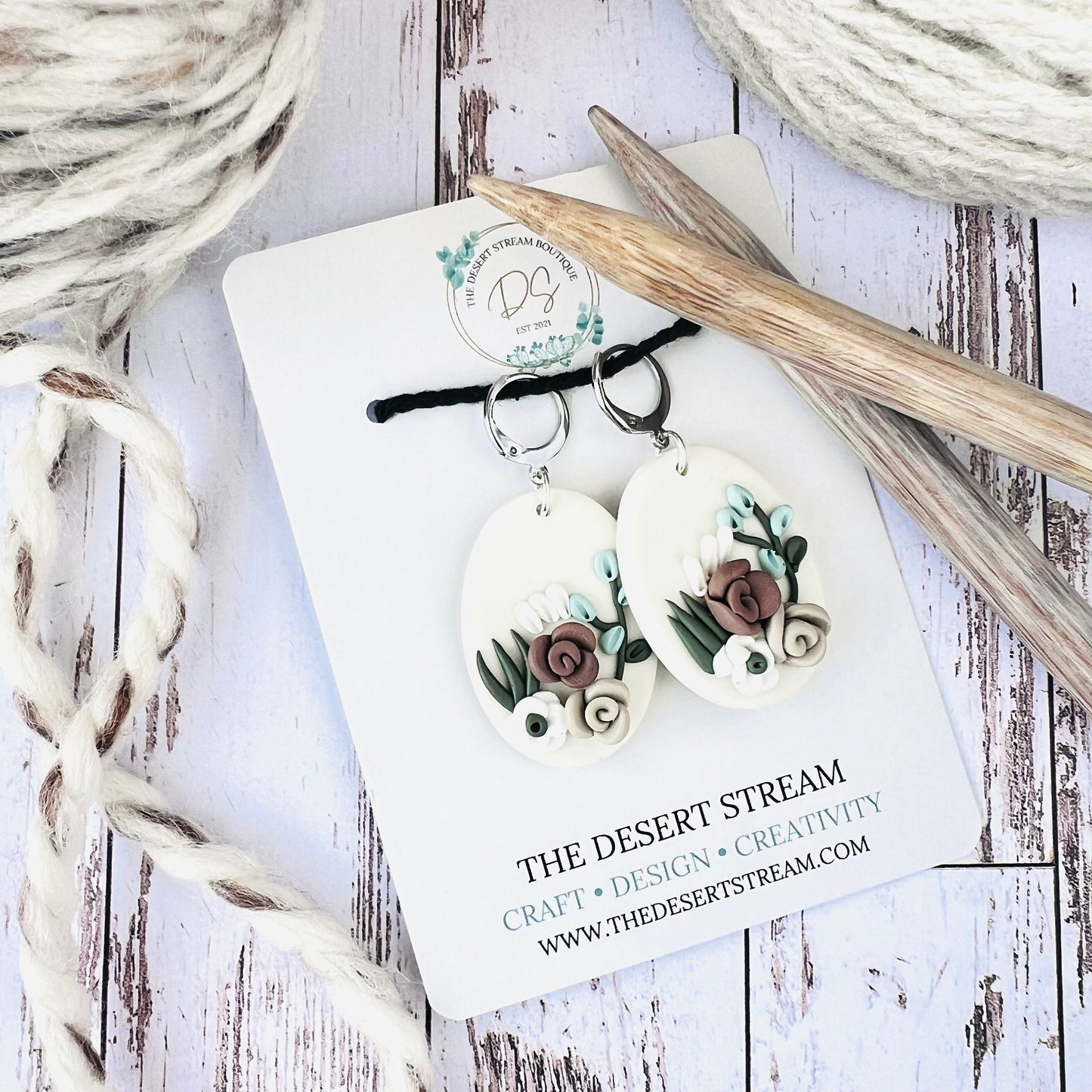 Flower Garden Stitch Markers Set