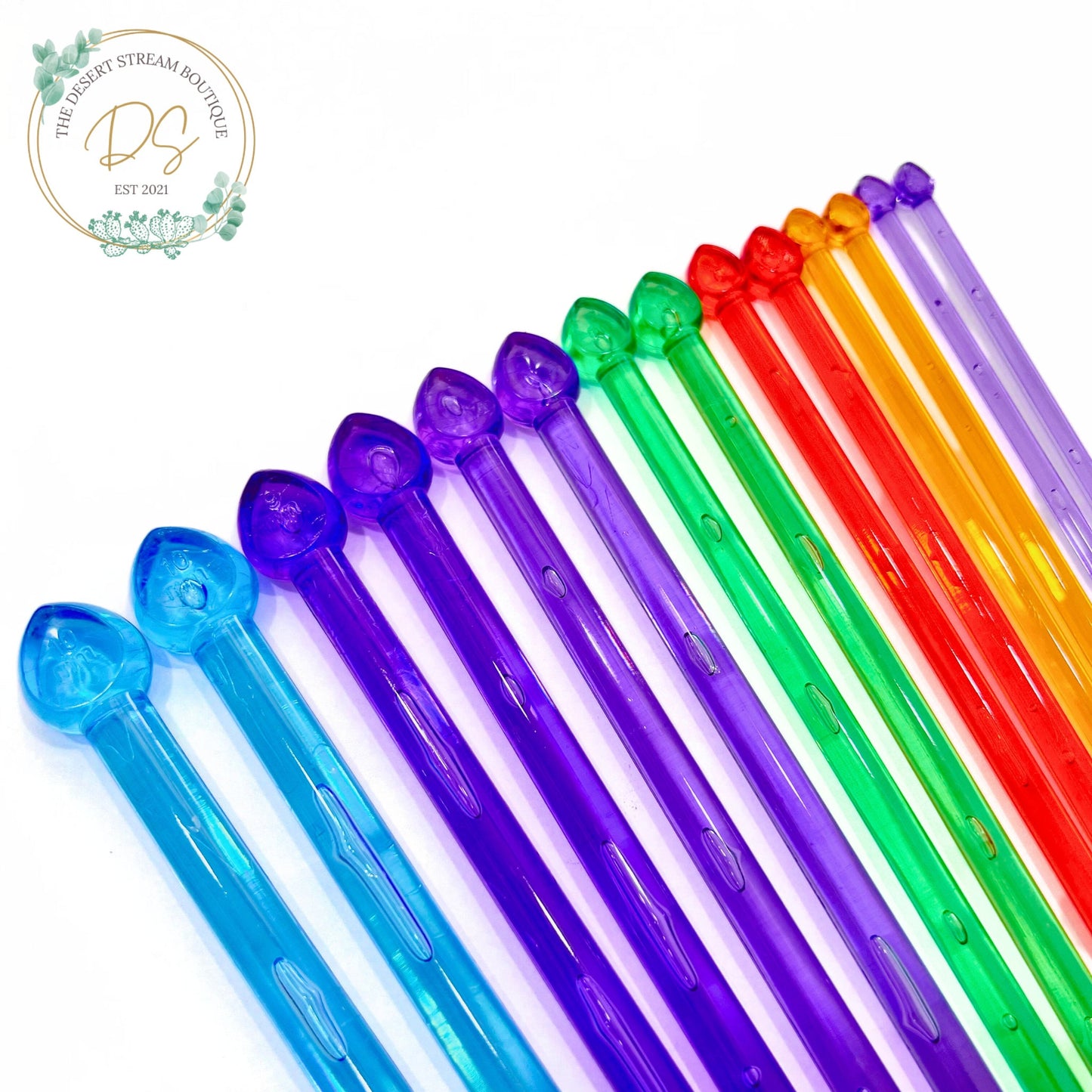 Acrylic Single Point Knitting Needles