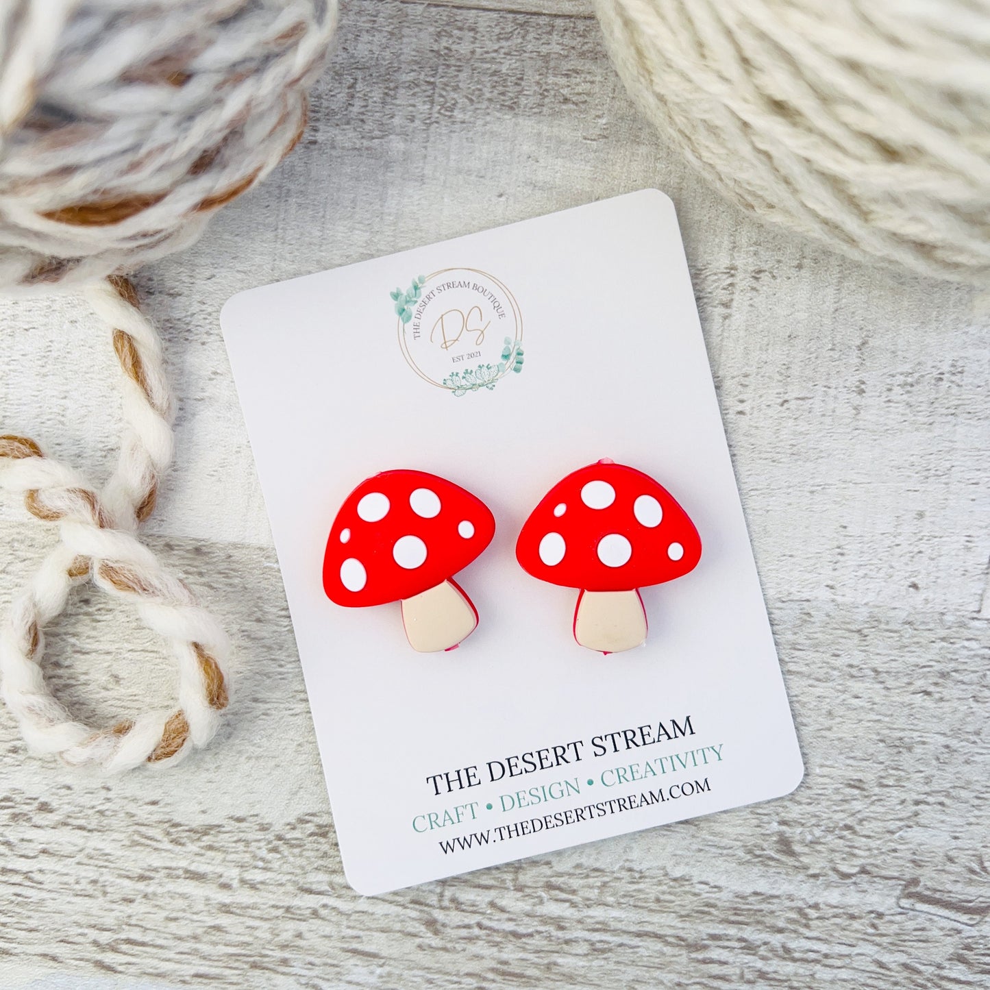 Mushroom Stitch Stoppers Knitting Needle Point Protectors