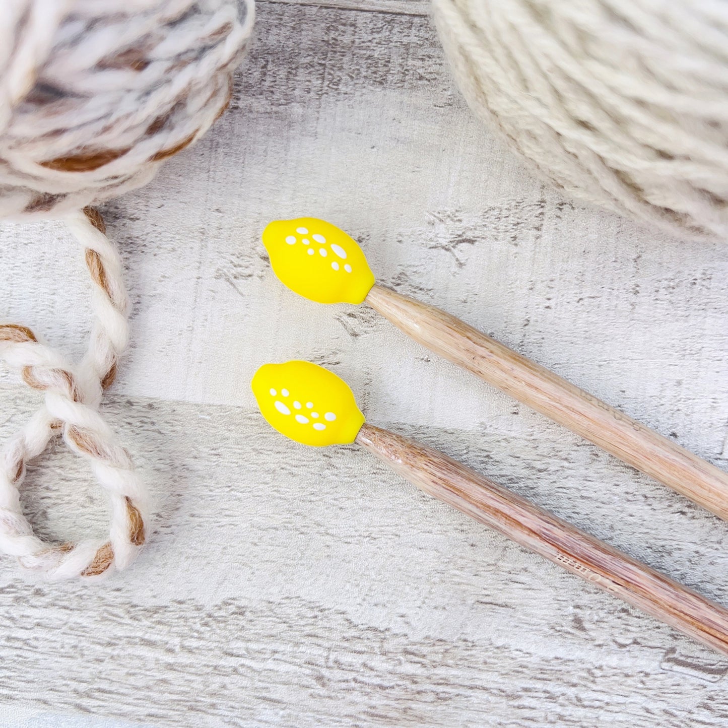 Lemon Stitch Stitch Stoppers Knitting Needle Point Protectors