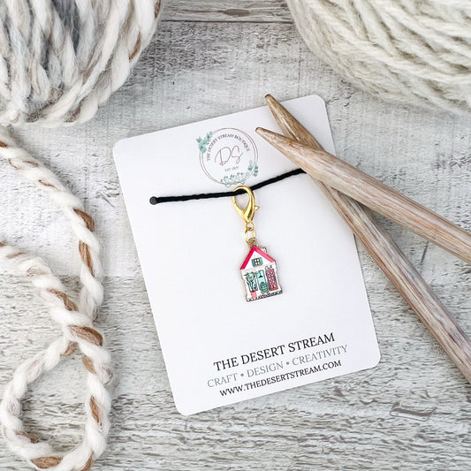 Cafe Stitch Marker - Knitting and Crochet