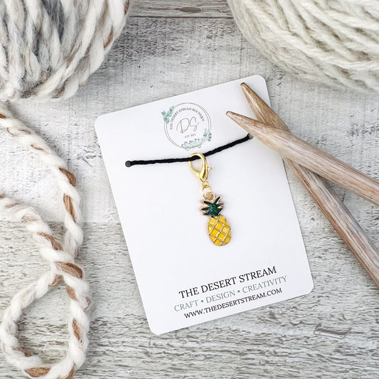 Pineapple Stitch Marker - Knitting and Crochet