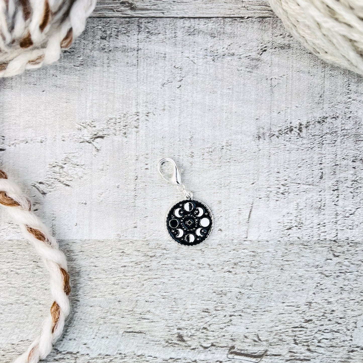 Moon Phase Stitch Marker - Knitting and Crochet