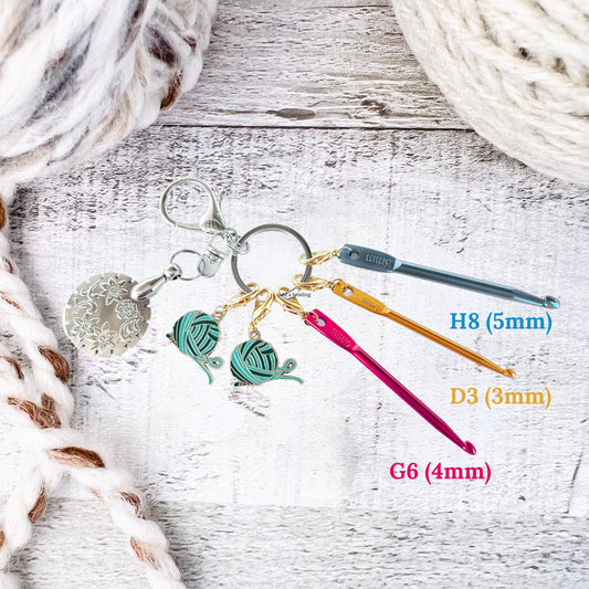 Travel Crochet Notions Keychain