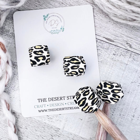 Leopard Hex Stitch Stoppers